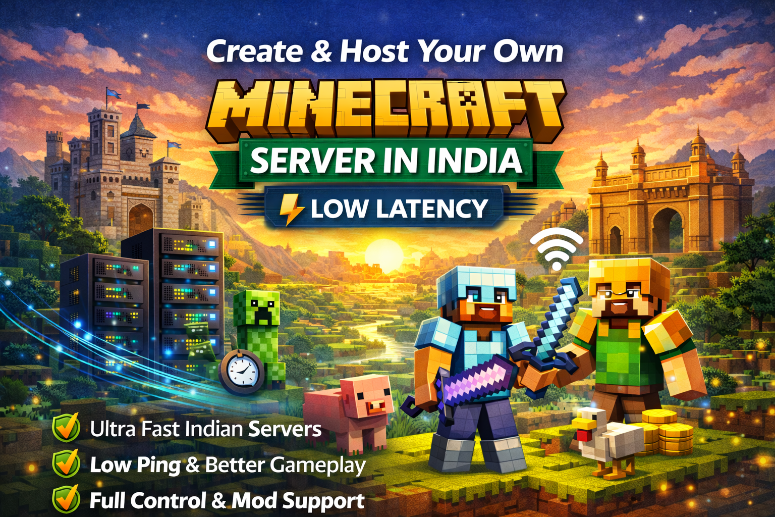 Best Minecraft Server Hosting in India (2026) - Hosting Garage